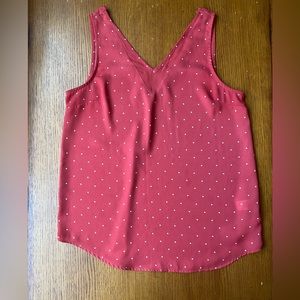 Women’s pink polka dot blouse